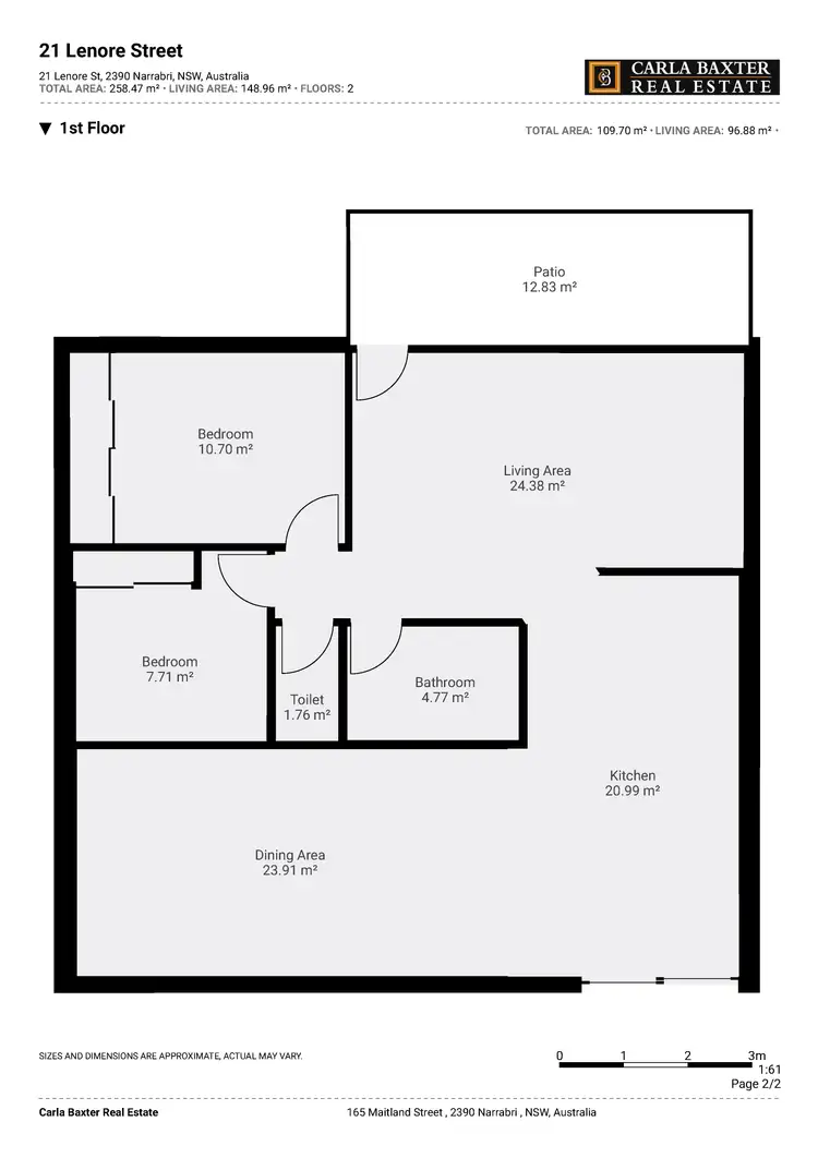 Floorplan of Homely house listing, 21 Lenore Street, Narrabri NSW 2390