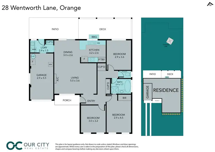 Floorplan of Homely house listing, 28 Wentworth Lane, Orange NSW 2800