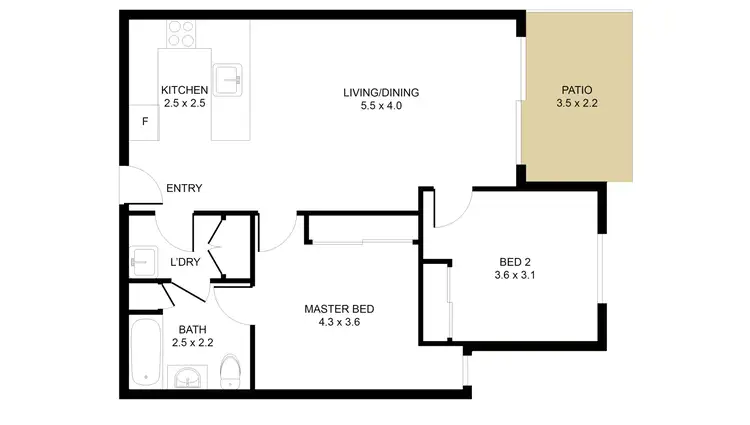 Floorplan of Homely apartment listing, 129/155-163 Fryar Road, Eagleby QLD 4207