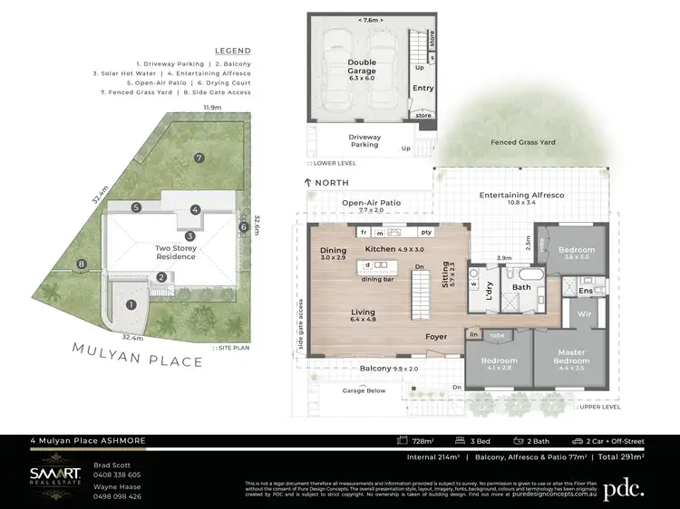 Floorplan of Homely house listing, 4 Mulyan Place, Ashmore QLD 4214