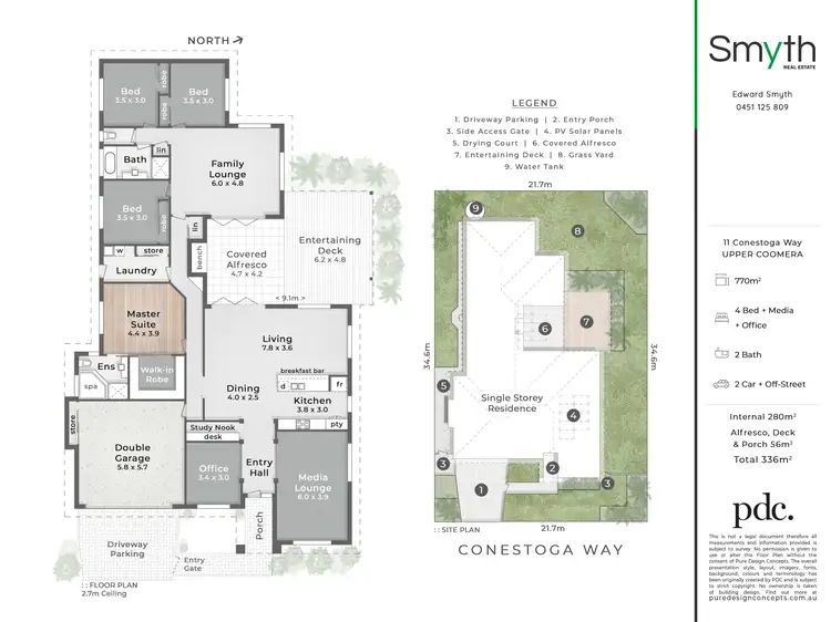 Floorplan of Homely house listing, 11 Conestoga Way, Upper Coomera QLD 4209