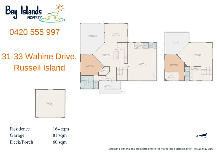 Floorplan of Homely house listing, 31-33 Wahine Drive, Russell Island QLD 4184