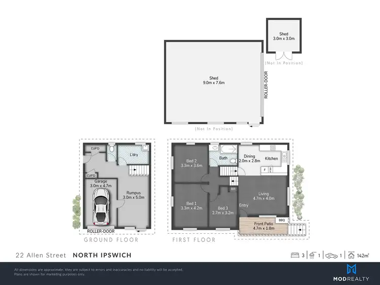 Floorplan of Homely house listing, 22 Allen Street, North Ipswich QLD 4305