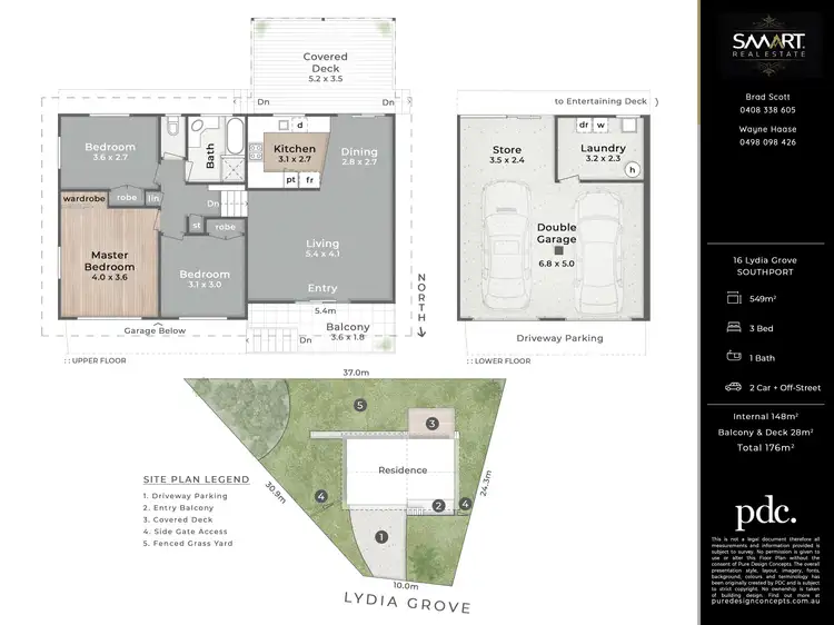 Floorplan of Homely house listing, 16 Lydia Grove, Southport QLD 4215