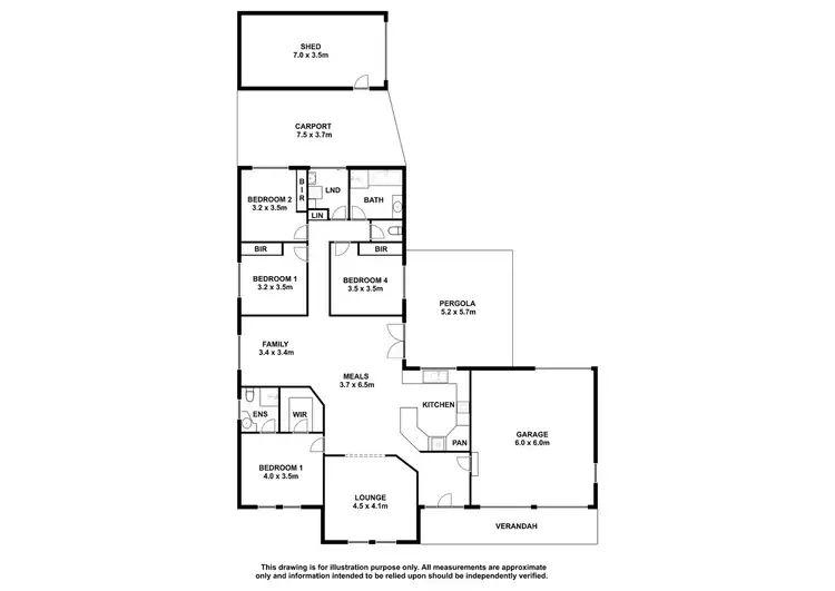 Floorplan of Homely house listing, 32 Dalkeith Drive, Mount Gambier SA 5290