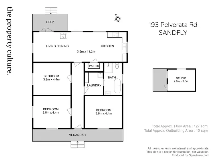 Floorplan of Homely house listing, 193 Pelverata Road, Sandfly TAS 7150