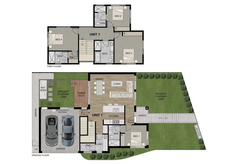 Floorplan of Homely townhouse listing, Address available on request
