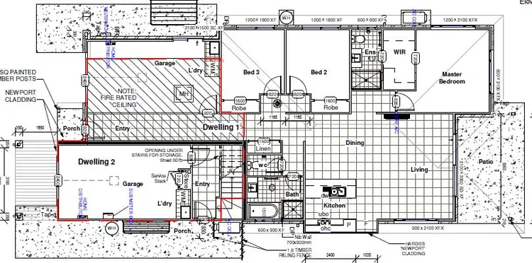 Floorplan of Homely semi-detached listing, 81 FOUNTAIN STREET, Pimpama QLD 4209