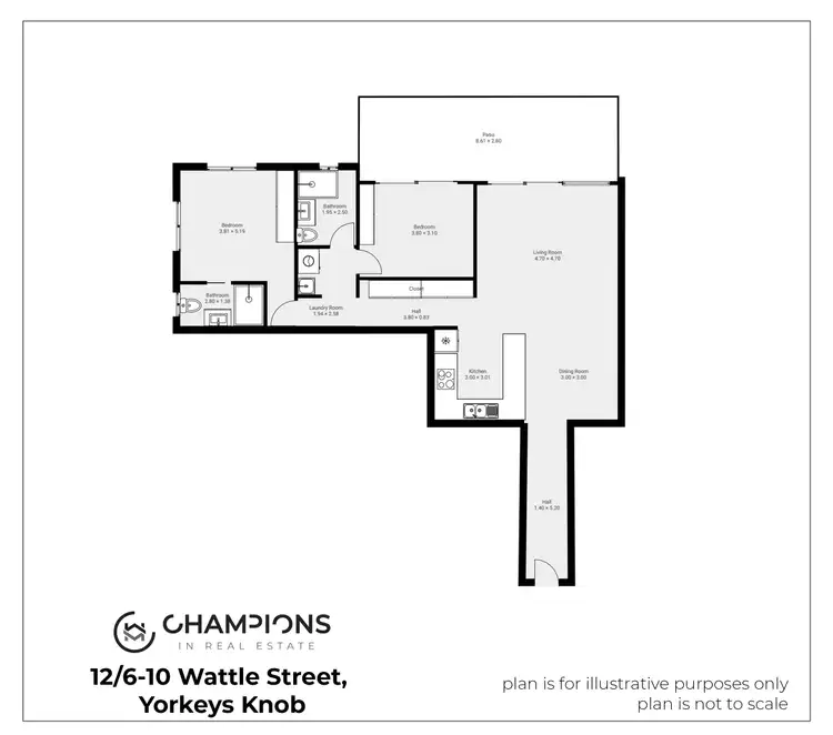 Floorplan of Homely unit listing, Address available on request