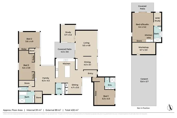 Floorplan of Homely house listing, 64 Birkin Road, Bellbowrie QLD 4070