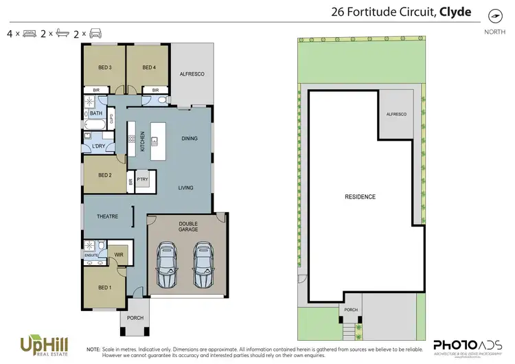 Floorplan of Homely house listing, 26 Fortitude Circuit, Clyde VIC 3978