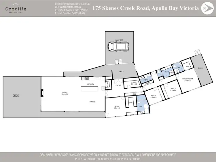Floorplan of Homely house listing, 175 Skenes Creek Road, Skenes Creek VIC 3233