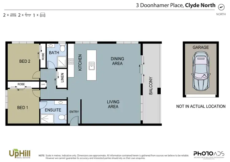 Floorplan of Homely house listing, 3 Doonhamer Place, Clyde North VIC 3978