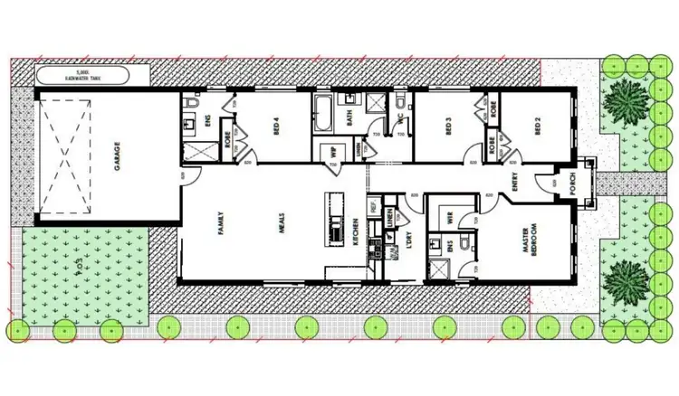 Floorplan of Homely house listing, Address available on request
