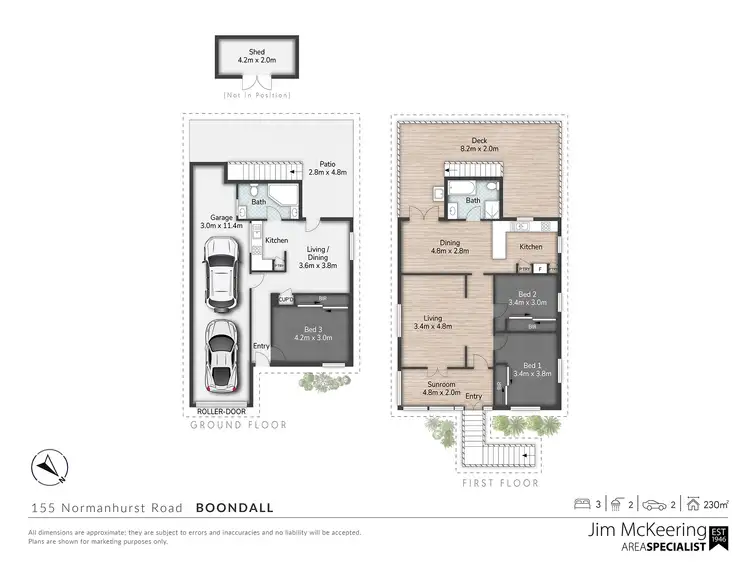 Floorplan of Homely house listing, 155 Normanhurst Road, Boondall QLD 4034
