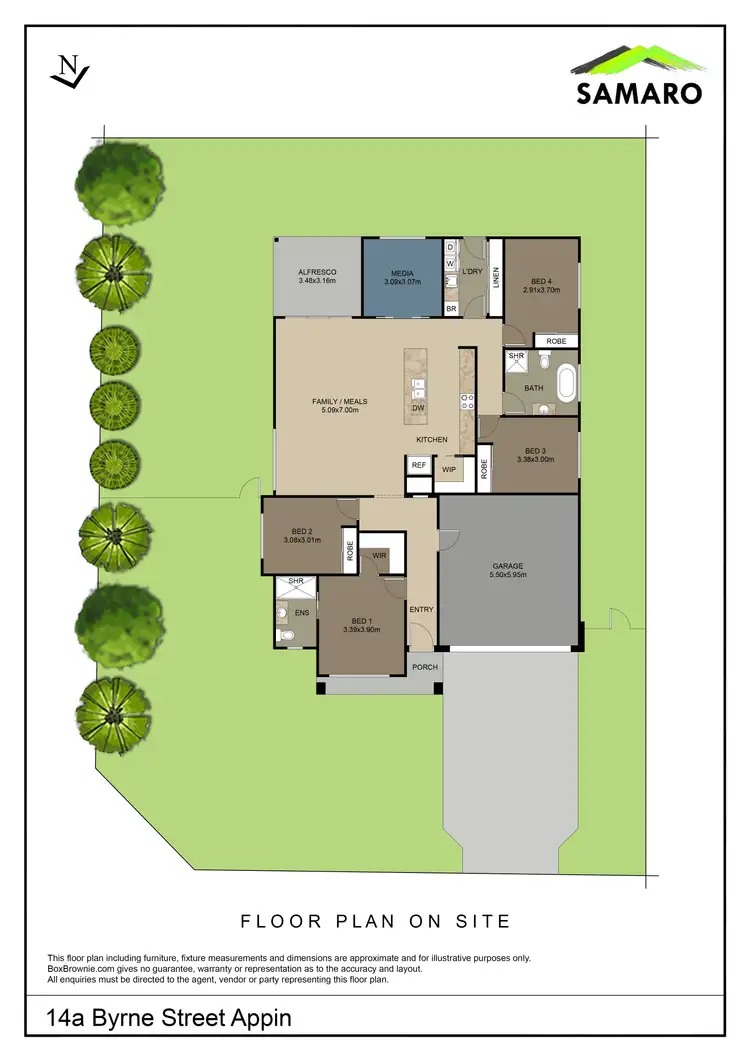 Floorplan of Homely house listing, 16 Byrne Street, Appin NSW 2560