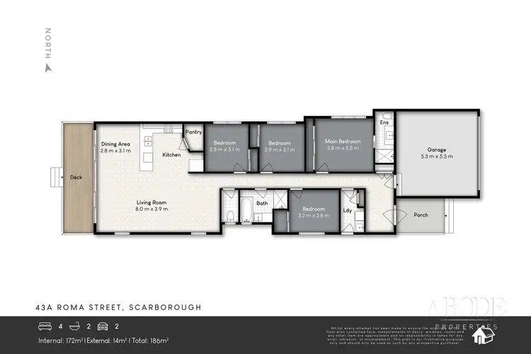 Floorplan of Homely house listing, 43a Roma Street, Scarborough QLD 4020