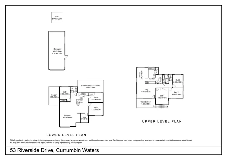 Floorplan of Homely house listing, 53 Riverside Drive, Currumbin Waters QLD 4223