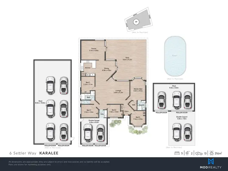 Floorplan of Homely house listing, 6 Settler Way, Karalee QLD 4306
