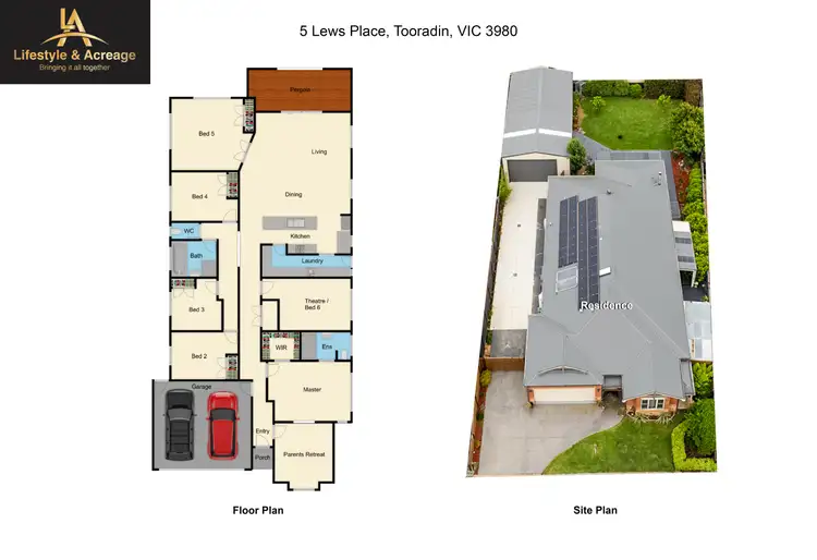 Floorplan of Homely house listing, 5 Lews Place, Tooradin VIC 3980