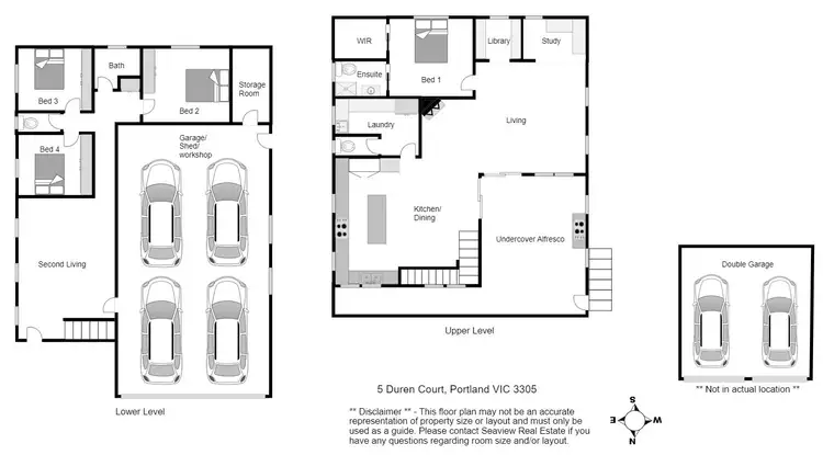 Floorplan of Homely house listing, 5 Duren Court, Portland VIC 3305