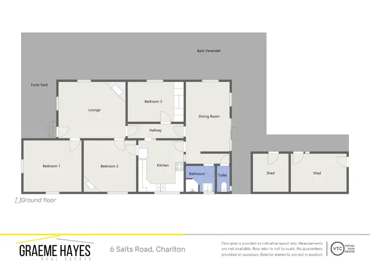 Floorplan of Homely rural property listing, 6 Saits Road, Charlton VIC 3525