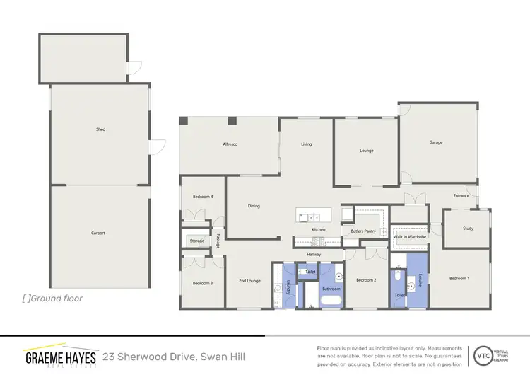 Floorplan of Homely house listing, 23 Sherwood Drive, Kerang VIC 3579