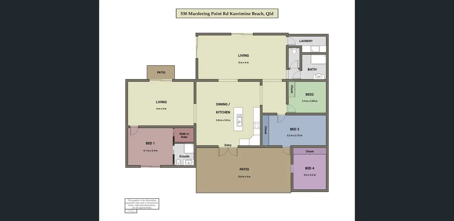 Floorplan of Homely house listing, 530 Murdering Point Road, Kurrimine Beach QLD 4871