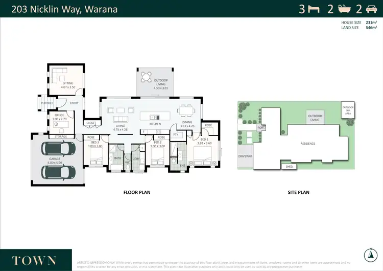 Floorplan of Homely house listing, 203 Nicklin Way, Warana QLD 4575