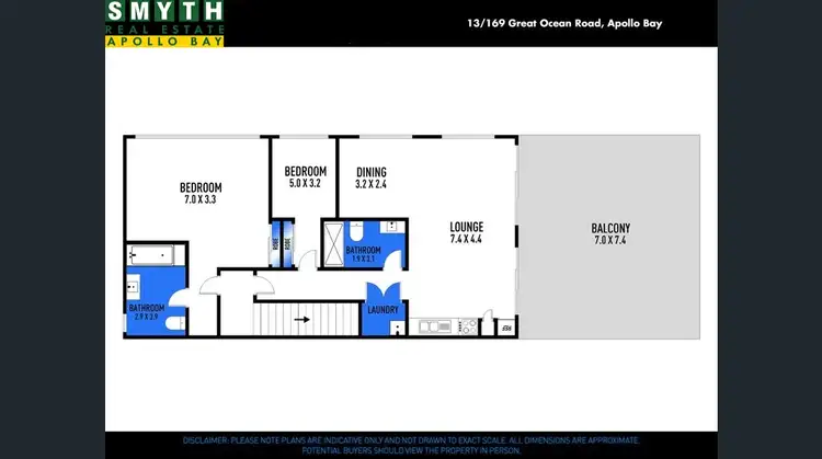 Floorplan of Homely apartment listing, 13/169 Great Ocean Road, Apollo Bay VIC 3233