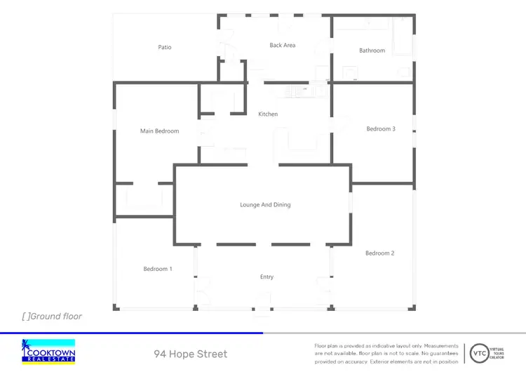 Floorplan of Homely house listing, 94 Hope Street, Cooktown QLD 4895