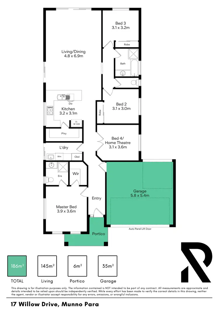 Floorplan of Homely house listing, 17 Willow Drive, Munno Para SA 5115