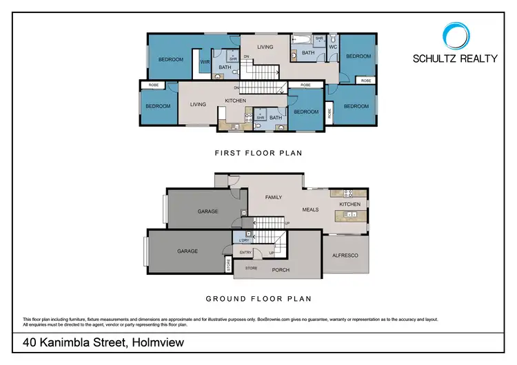 Floorplan of Homely house listing, 40 Kanimbla Street, Holmview QLD 4207