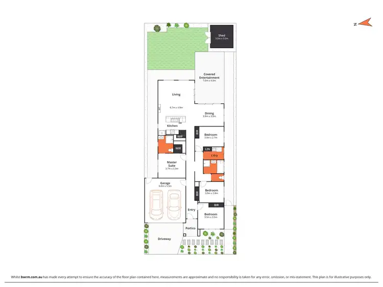 Floorplan of Homely house listing, 15 Amber Avenue, Charlemont VIC 3217