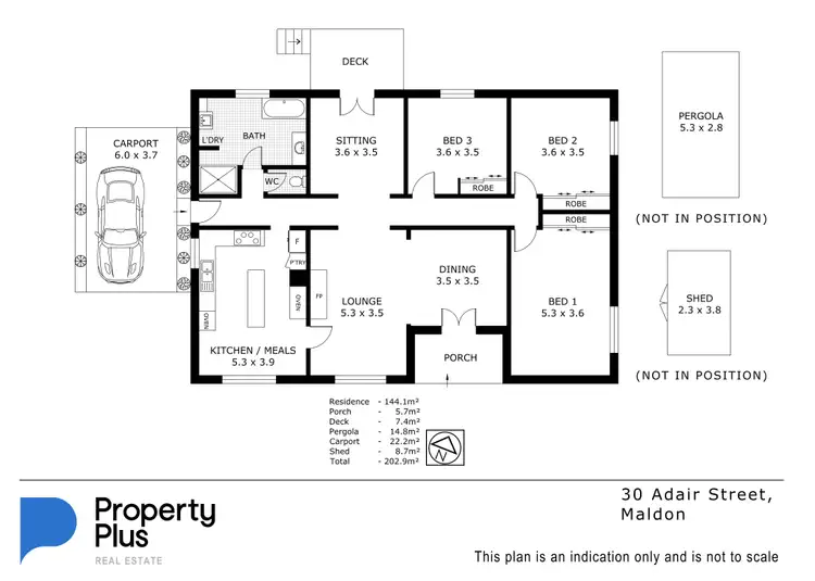 Floorplan of Homely house listing, 30 Adair Street, Maldon VIC 3463