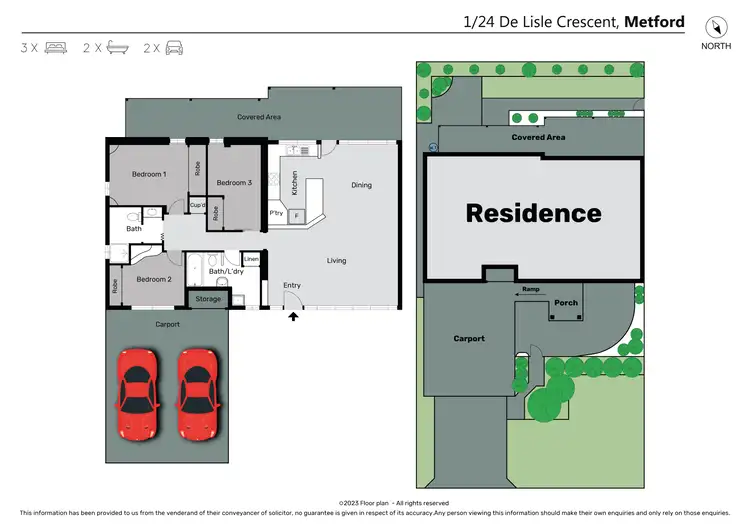 Floorplan of Homely house listing, 1/24 De Lisle Crescent, Metford NSW 2323