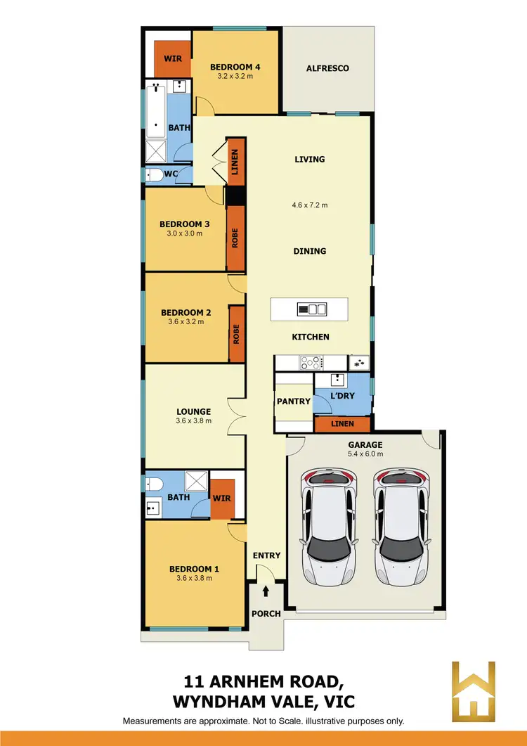 Floorplan of Homely house listing, 11 Arnhem Road, Wyndham Vale VIC 3024