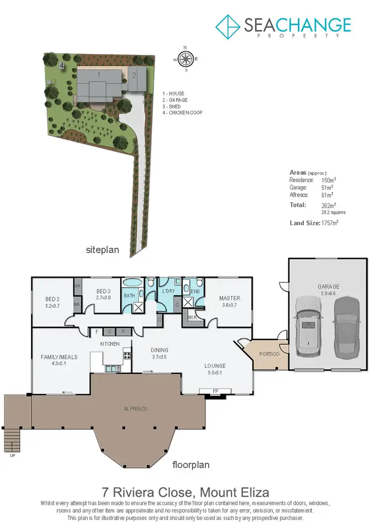 Floorplan of Homely house listing, 7 Riviera Close, Mount Eliza VIC 3930