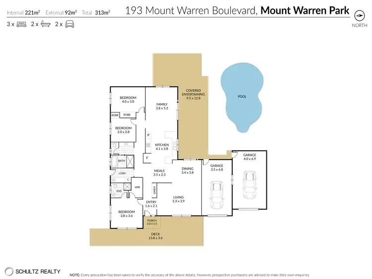 Floorplan of Homely house listing, 193 Mount Warren Boulevard, Mount Warren Park QLD 4207