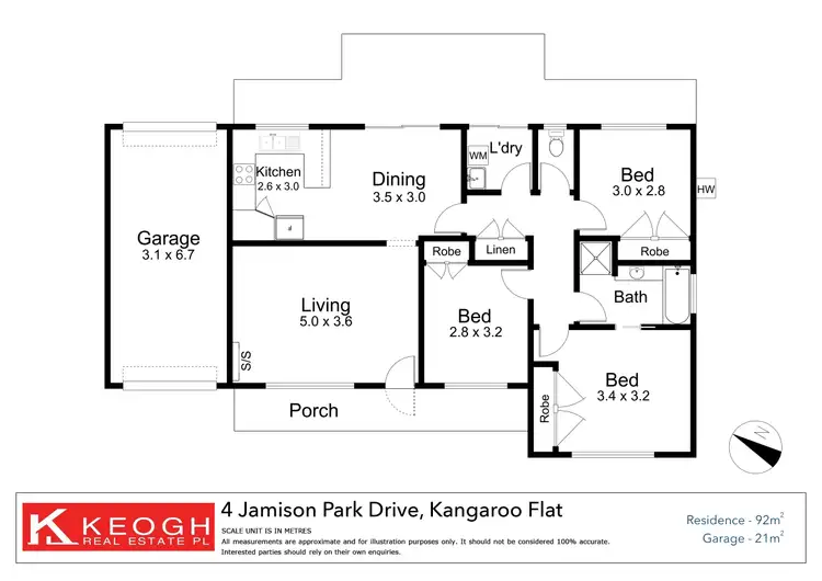 Floorplan of Homely house listing, 4 Jamison Park Drive, Kangaroo Flat VIC 3555