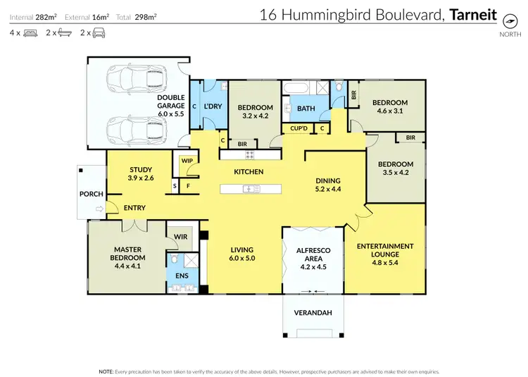 Floorplan of Homely house listing, 16 Hummingbird Boulevard, Tarneit VIC 3029