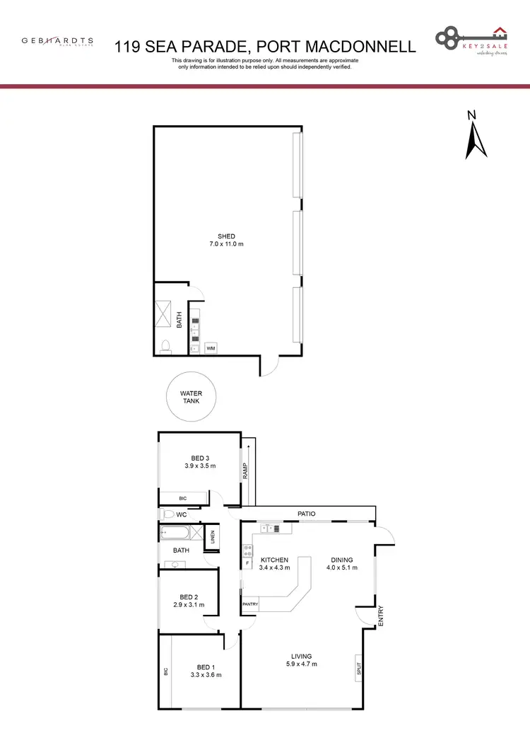 Floorplan of Homely house listing, 119 Sea Parade, Port Macdonnell SA 5291