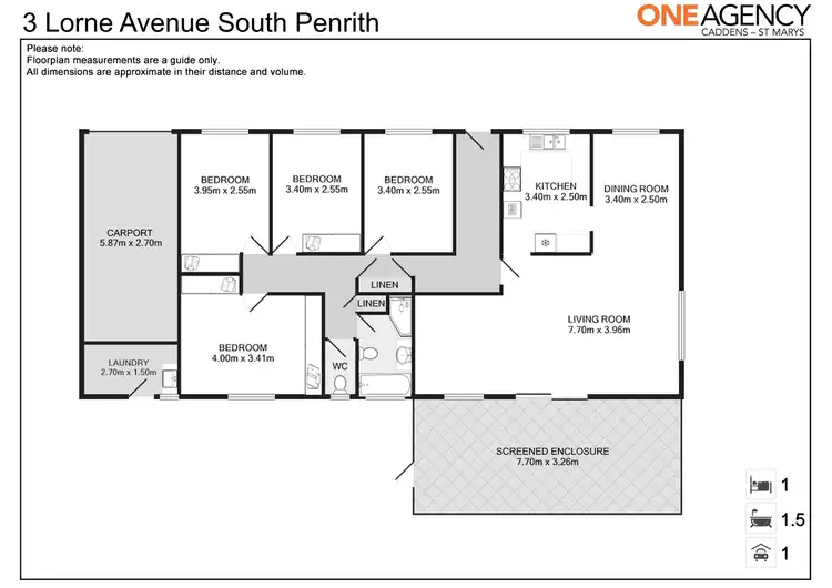 Floorplan of Homely house listing, 3 Lorne Avenue, South Penrith NSW 2750