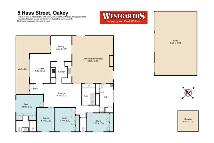 Floorplan of Homely house listing, 5 Hass Street, Oakey QLD 4401