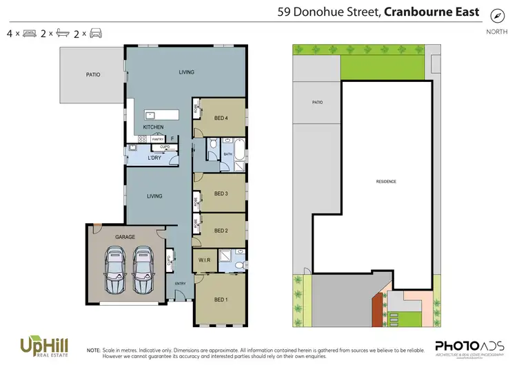Floorplan of Homely house listing, 59 Donohue Street, Cranbourne East VIC 3977