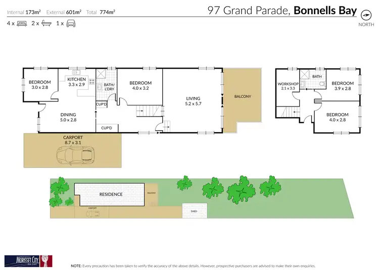 Floorplan of Homely house listing, 97 Grand Parade, Bonnells Bay NSW 2264