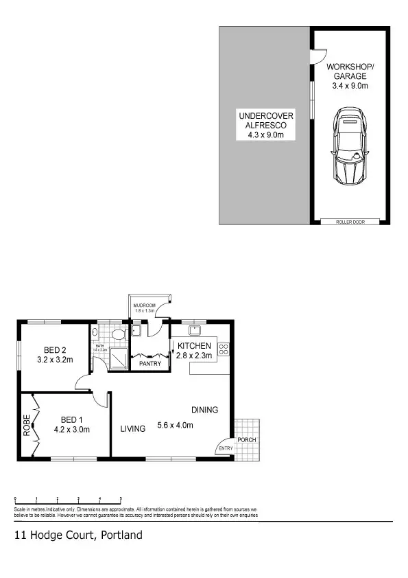 Floorplan of Homely house listing, 11 Hodge Court, Portland VIC 3305