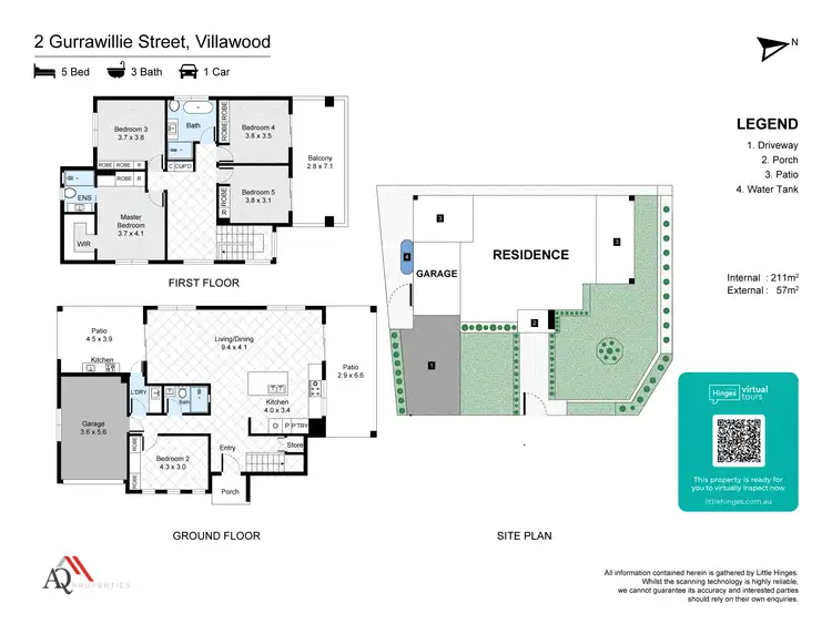 Floorplan of Homely house listing, 2 Gurrawillie Street, Villawood NSW 2163