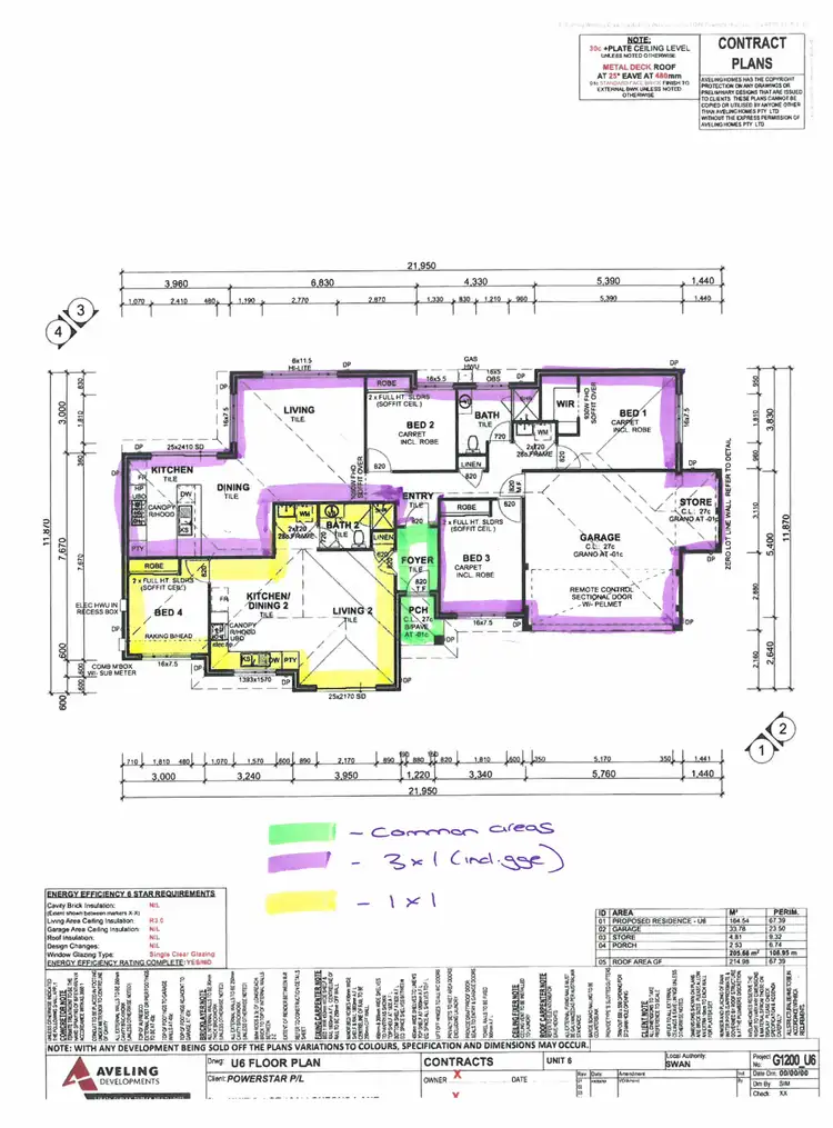 Floorplan of Homely house listing, 1 Fuschia Lane, Ellenbrook WA 6069
