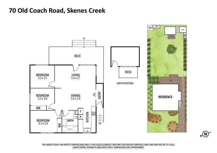 Floorplan of Homely house listing, 70 Old Coach Road, Skenes Creek VIC 3233